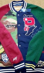 Polo Ralph Lauren Camo Varsity Letterman XL